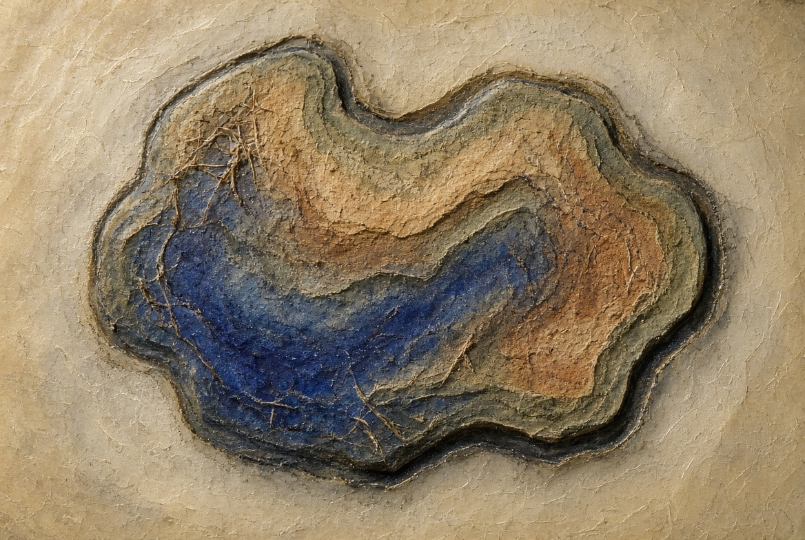 A still wax surface without an identity mark
