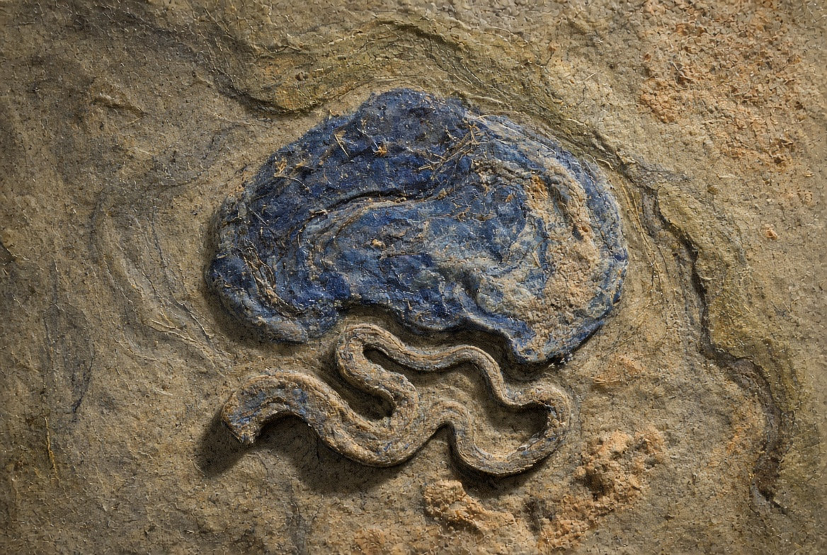 A removable wax meander resting apart from an outlet
